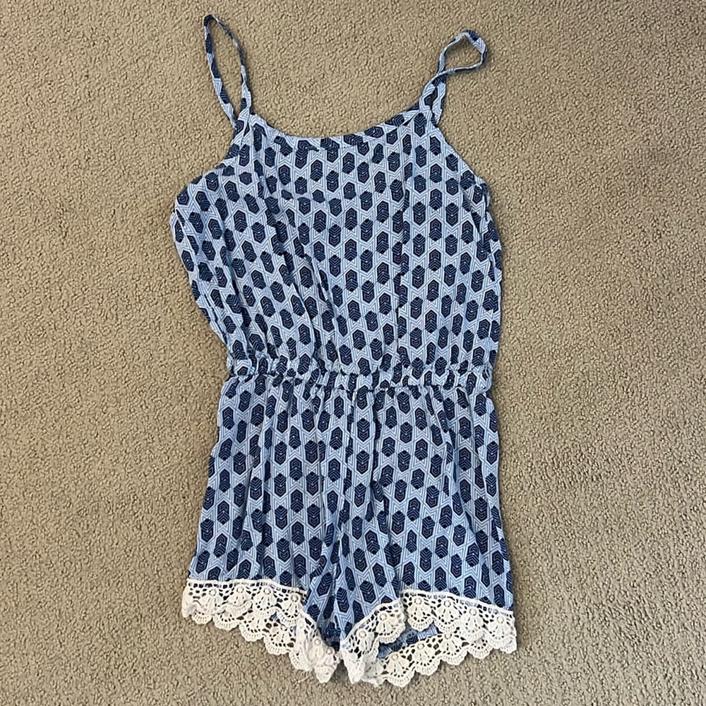 Girl lace romper